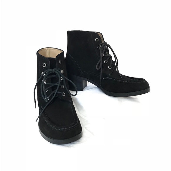 Nine & Co. Shoes - Nine & Co Vintage Block Heel Suede Chukka’s